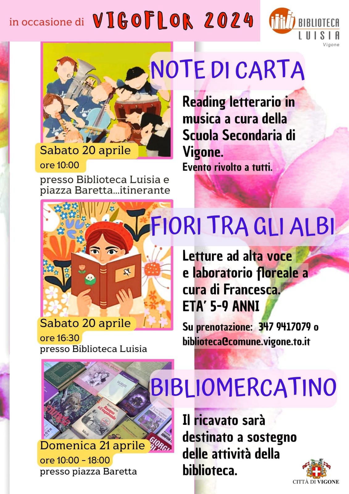 Attività biblioteca Vigoflor 2024
